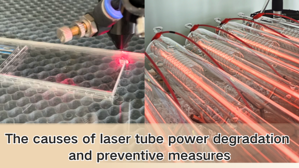 The causes of laser tube power degradation