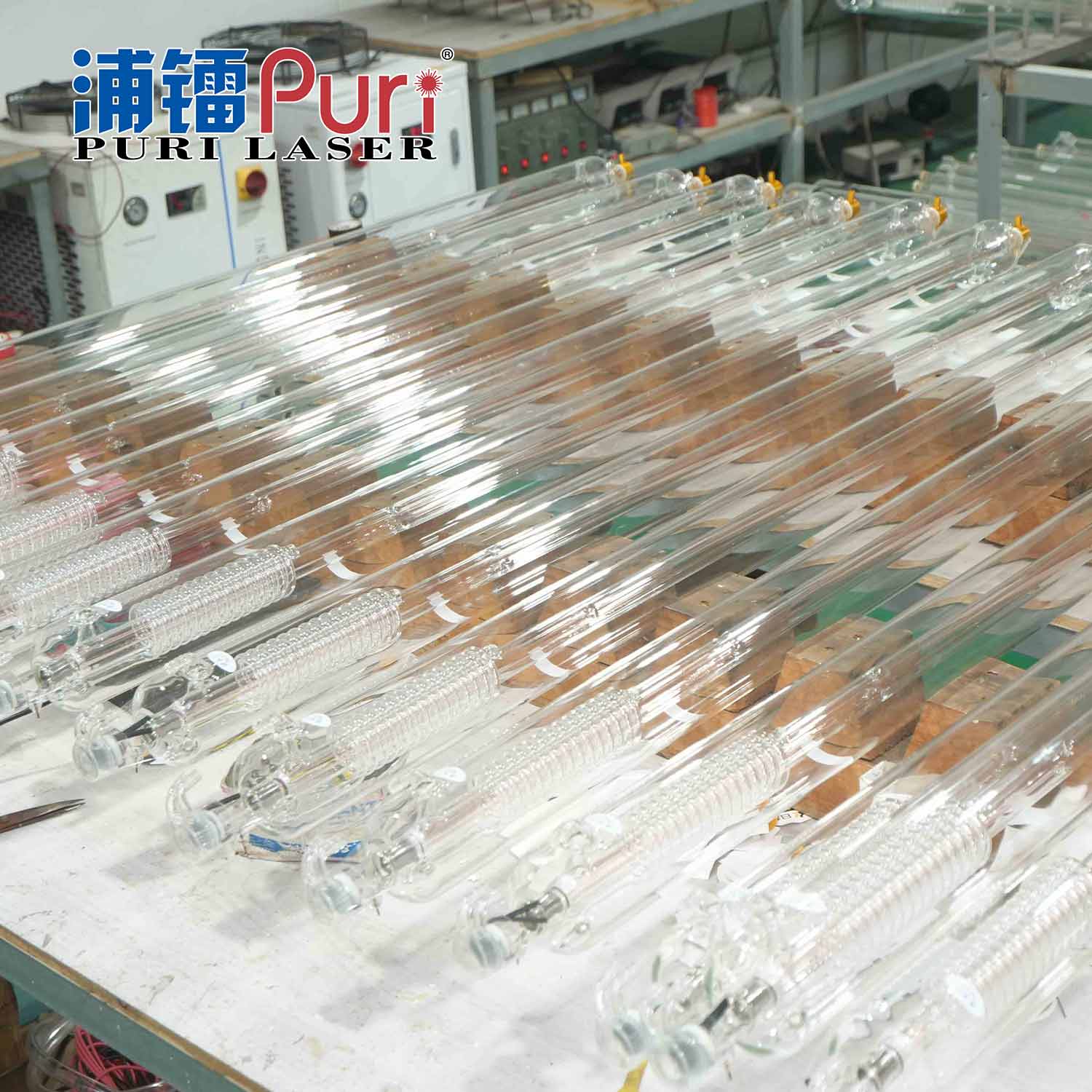 Factory Supply PURI High Quality 40w 50w 60w 80W 100W 130W 150W 180W CO2 Catalyst Glass Laser Tube Wholesale